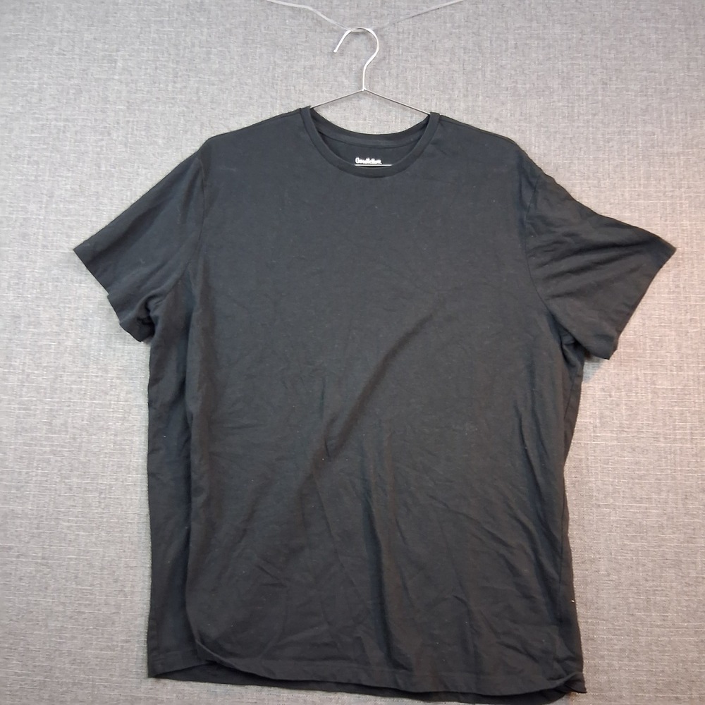 Goodfellow & Co Every Wear Tee Mens XL Black Short Sleeve Crew Neck Standard Fit